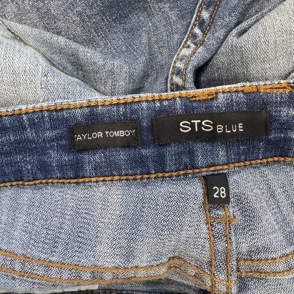 STS Taylor Tomboy Distressed Raw Hem Women’s Jeans (28) - Picture 7 of 8